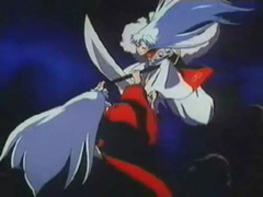 Hanyou Inuyasha vs. youkai Sesshoumaru