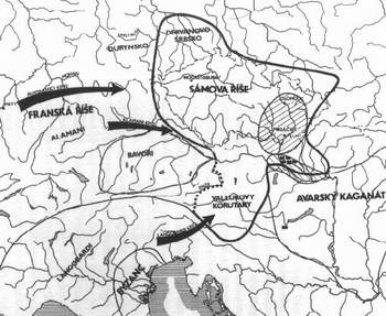 Mapa střední Evropy